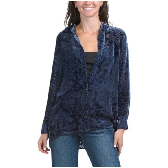 JOHNNY WAS Misty Long Sleeve Button Down Shirt - Picture 1 of 3